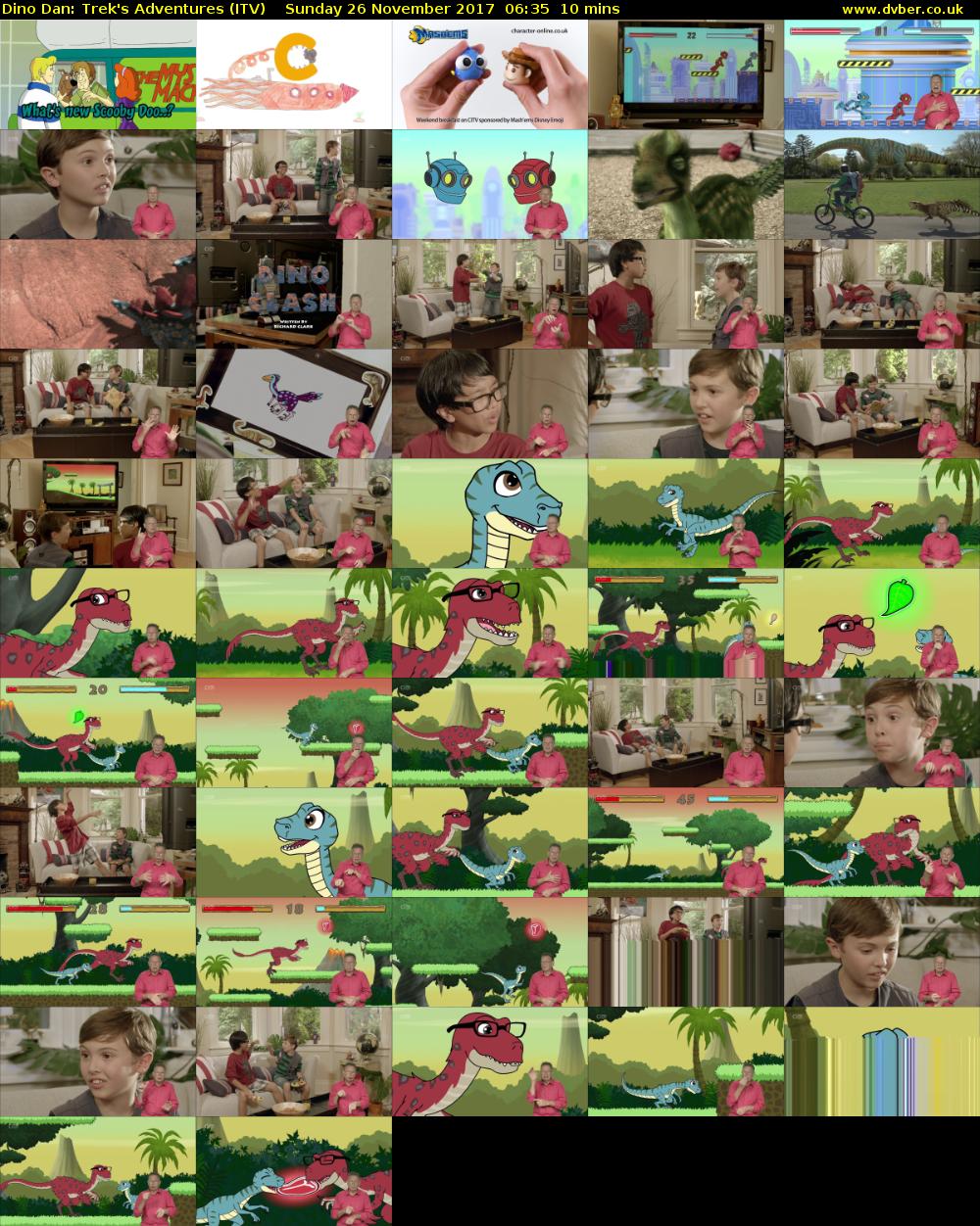 Dino Dan: Trek's Adventures (ITV) Sunday 26 November 2017 06:35 - 06:45