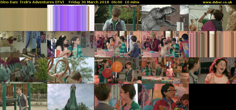 Dino Dan: Trek's Adventures (ITV) Friday 30 March 2018 06:00 - 06:10