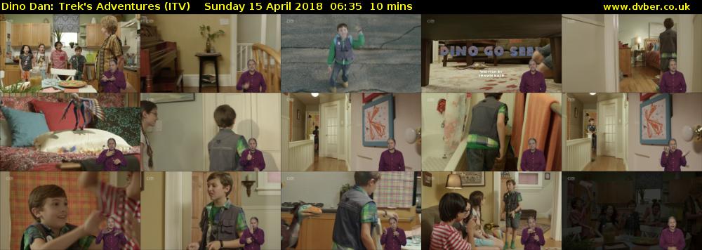 Dino Dan: Trek's Adventures (ITV) Sunday 15 April 2018 06:35 - 06:45