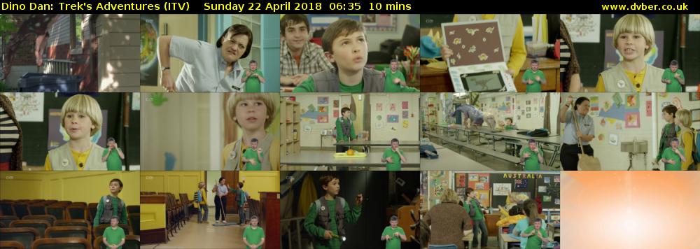 Dino Dan: Trek's Adventures (ITV) Sunday 22 April 2018 06:35 - 06:45