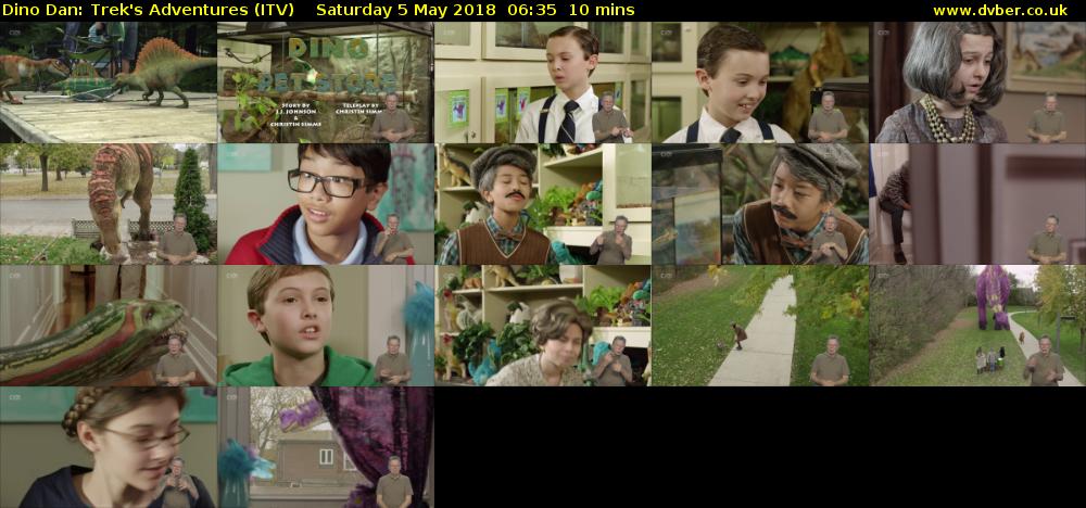 Dino Dan: Trek's Adventures (ITV) Saturday 5 May 2018 06:35 - 06:45