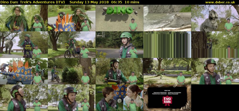 Dino Dan: Trek's Adventures (ITV) Sunday 13 May 2018 06:35 - 06:45