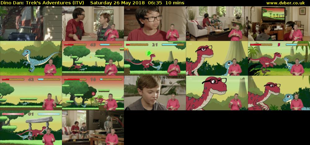 Dino Dan: Trek's Adventures (ITV) Saturday 26 May 2018 06:35 - 06:45