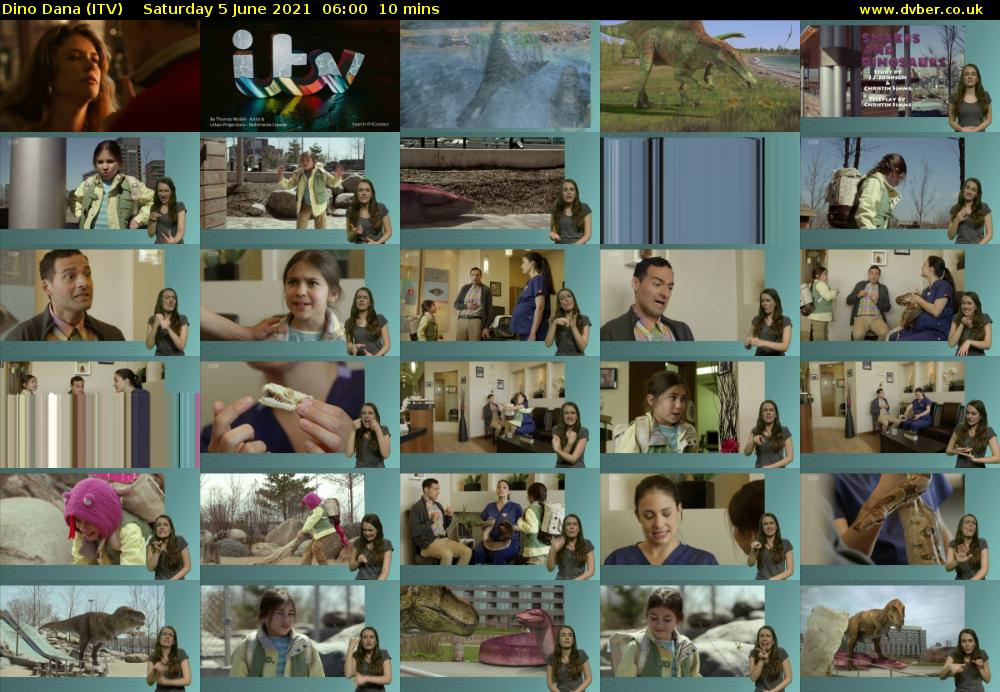 Dino Dana (ITV) Saturday 5 June 2021 06:00 - 06:10