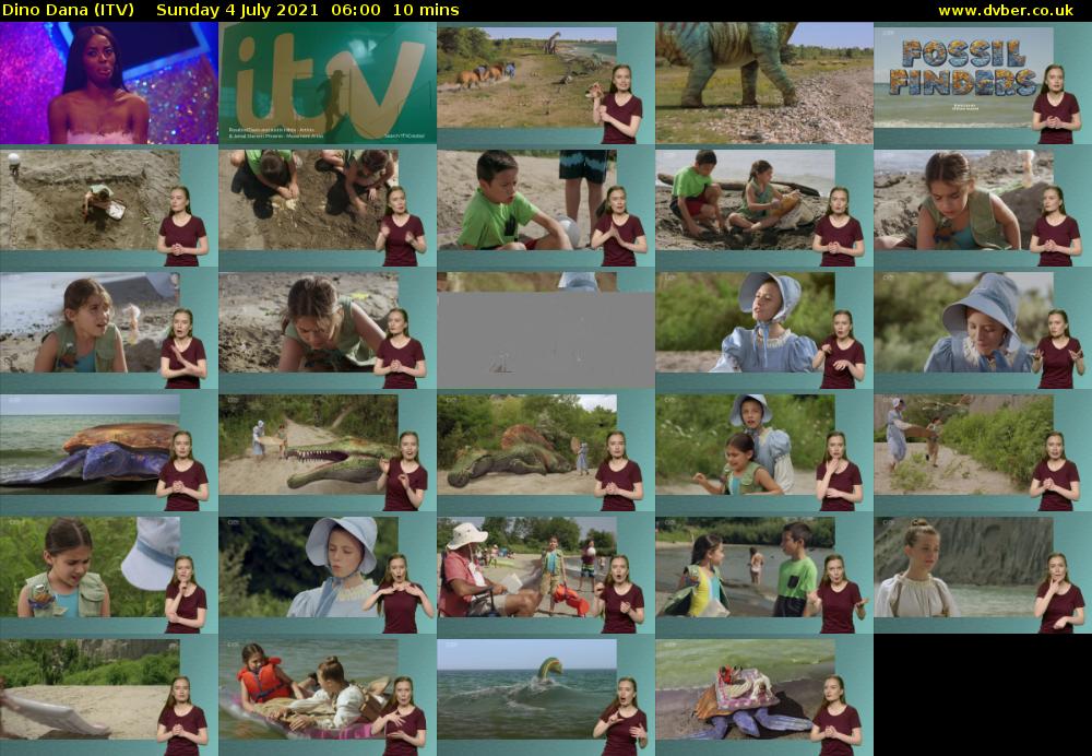 Dino Dana (ITV) Sunday 4 July 2021 06:00 - 06:10