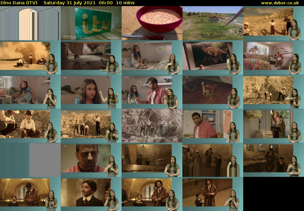 Dino Dana (ITV) Saturday 31 July 2021 06:00 - 06:10
