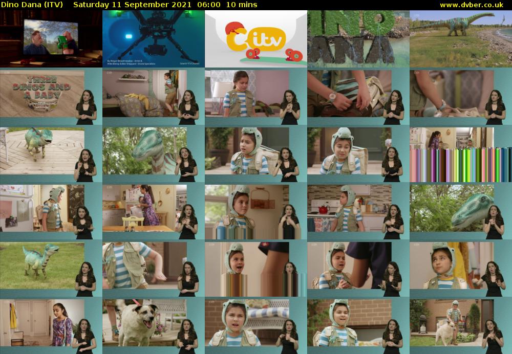 Dino Dana (ITV) Saturday 11 September 2021 06:00 - 06:10