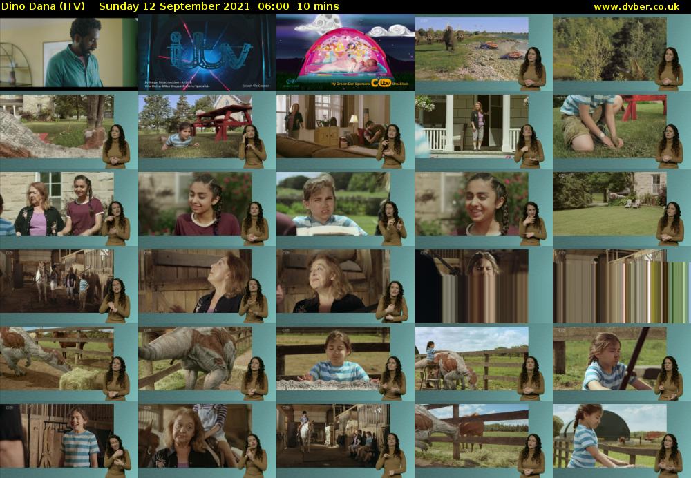 Dino Dana (ITV) Sunday 12 September 2021 06:00 - 06:10