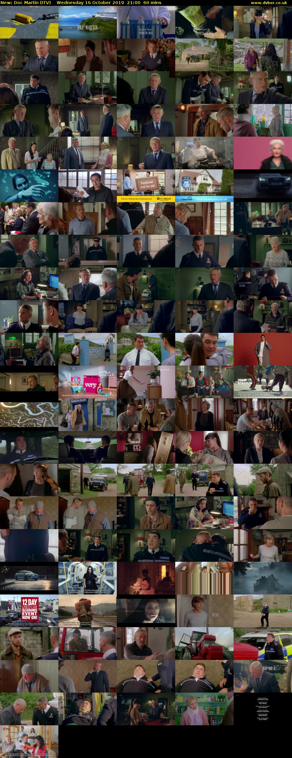 Doc Martin (ITV) Wednesday 16 October 2019 21:00 - 22:00