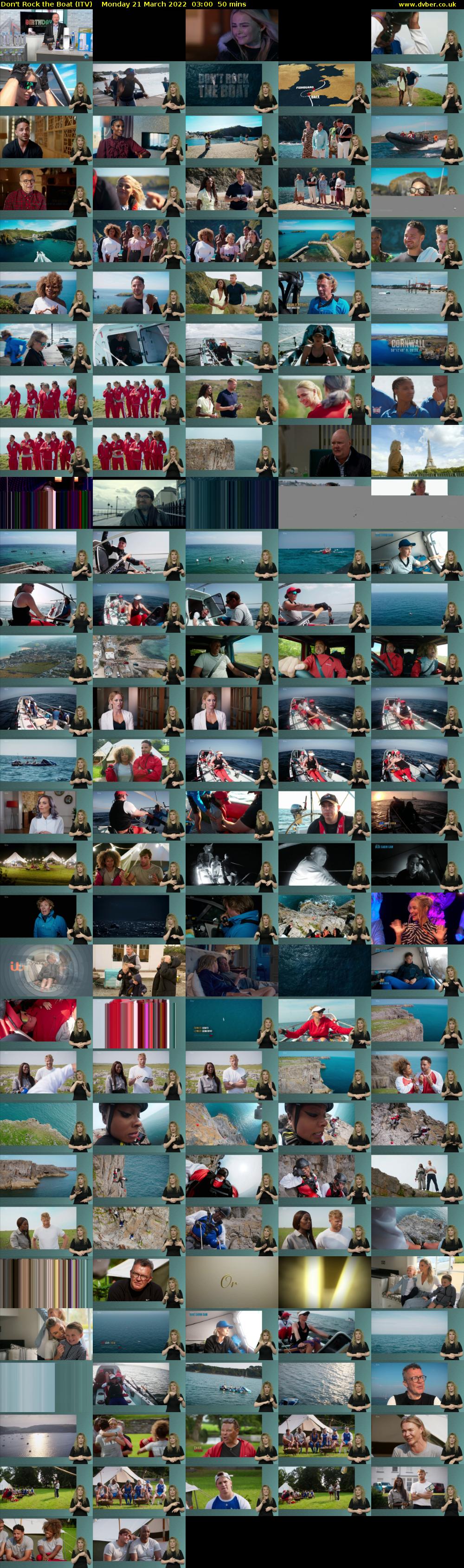 Don't Rock the Boat (ITV) Monday 21 March 2022 03:00 - 03:50