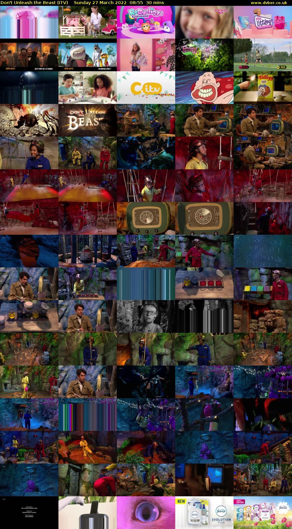 Don't Unleash the Beast (ITV) Sunday 27 March 2022 08:55 - 09:25
