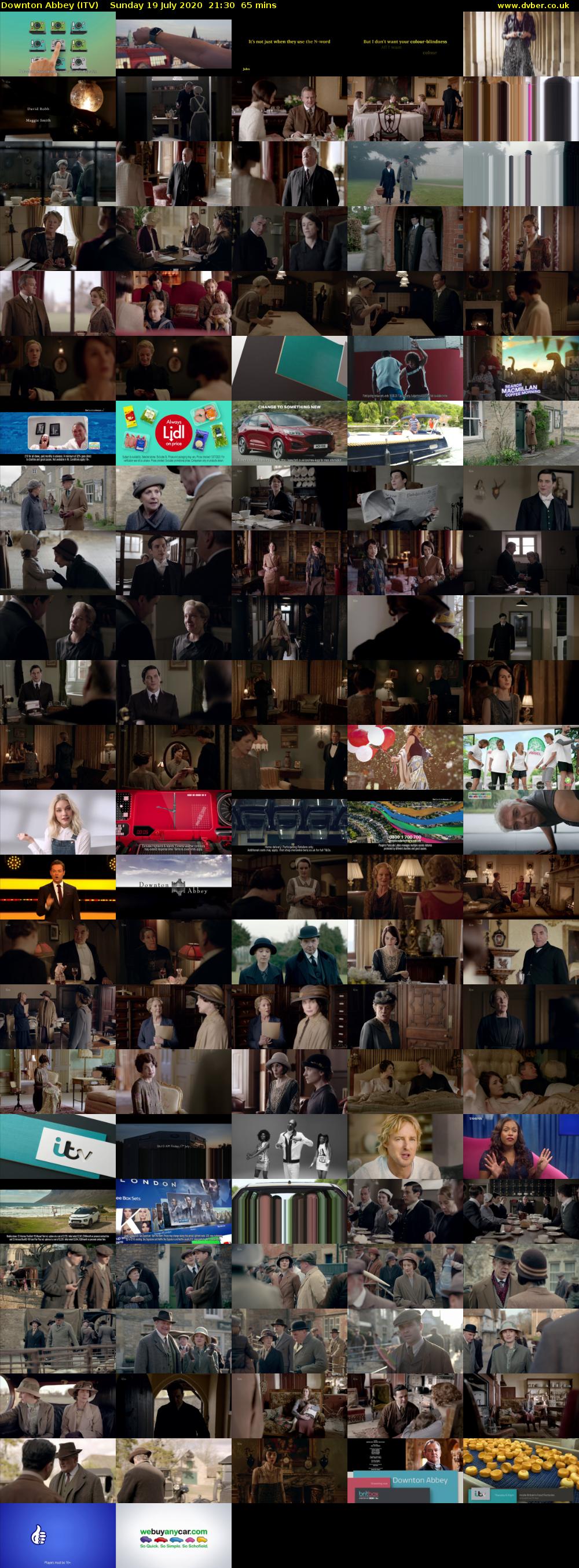 Downton Abbey (ITV) Sunday 19 July 2020 21:30 - 22:35