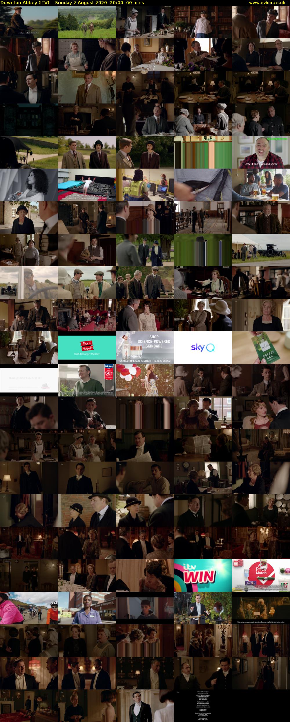 Downton Abbey (ITV) Sunday 2 August 2020 20:00 - 21:00