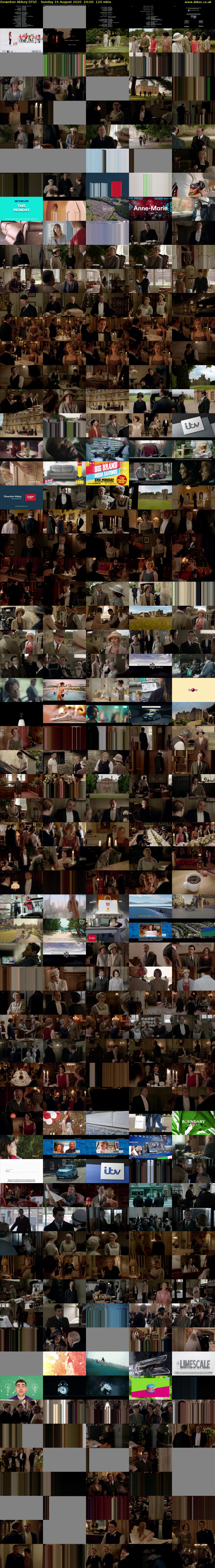Downton Abbey (ITV) Sunday 16 August 2020 20:00 - 22:00