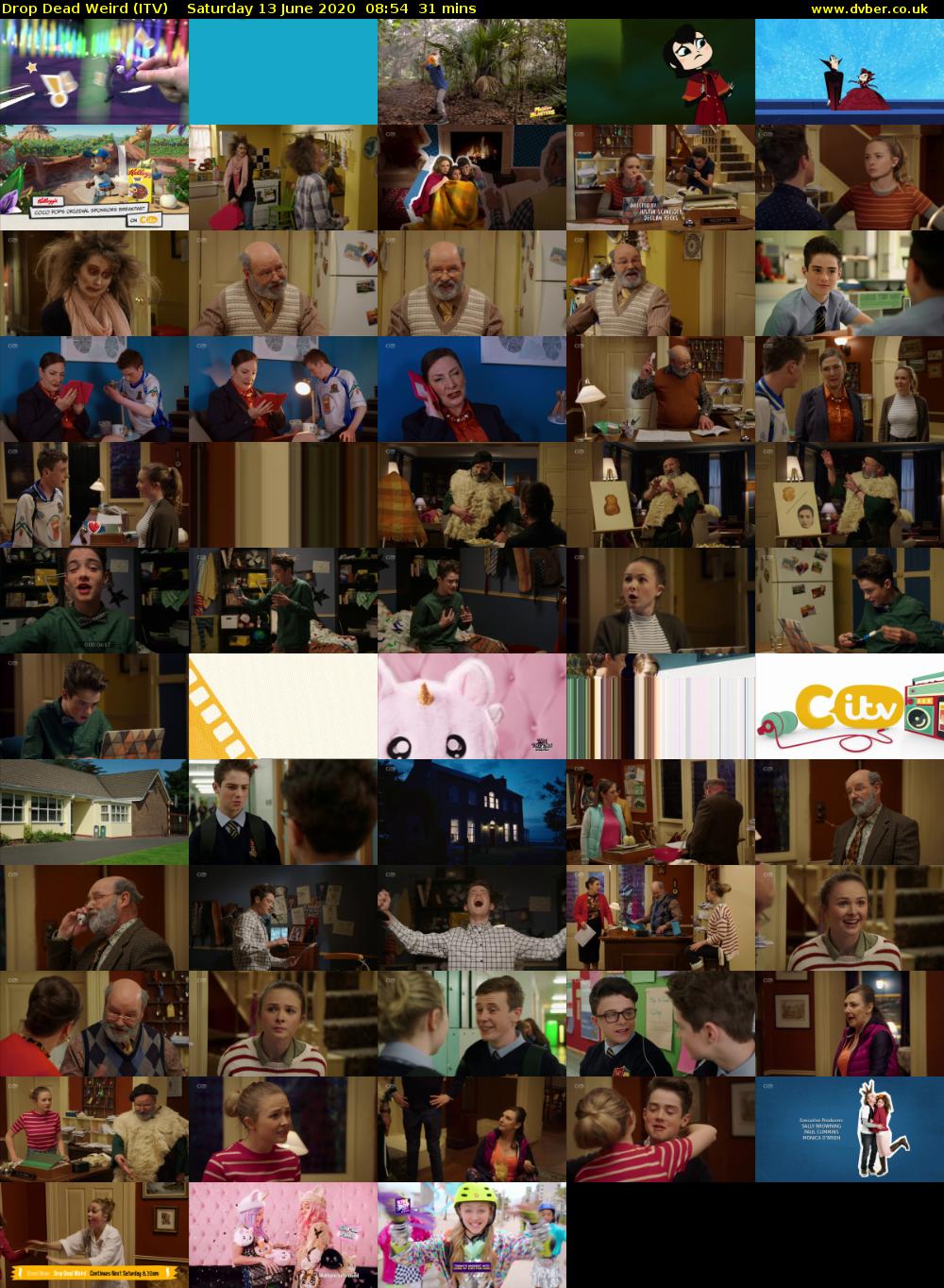 Drop Dead Weird (ITV) Saturday 13 June 2020 08:54 - 09:25