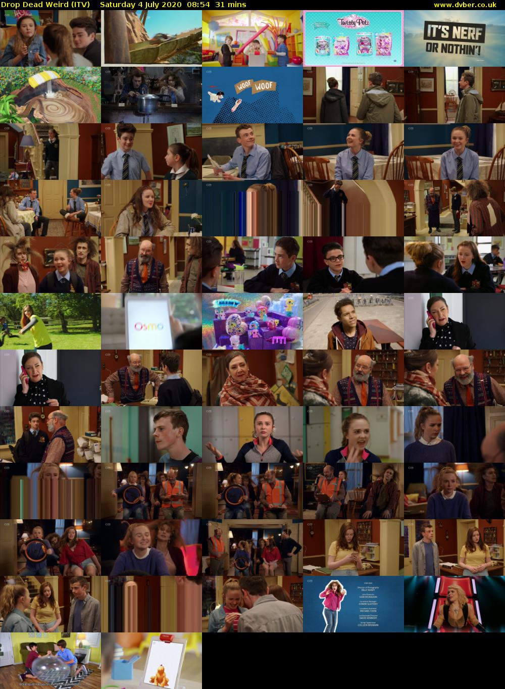 Drop Dead Weird (ITV) Saturday 4 July 2020 08:54 - 09:25