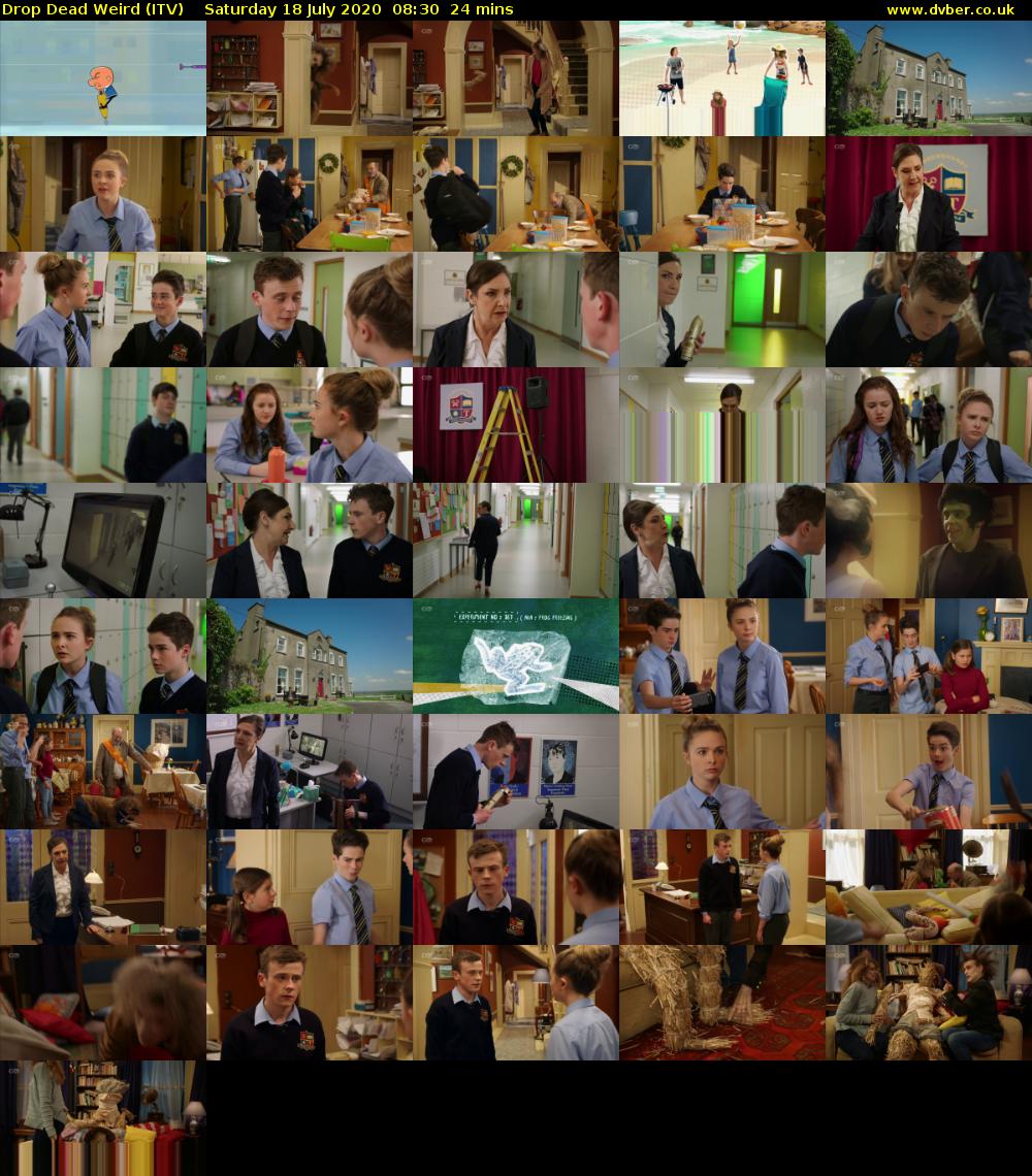 Drop Dead Weird (ITV) Saturday 18 July 2020 08:30 - 08:54