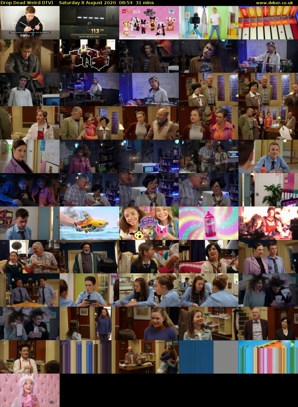 Drop Dead Weird (ITV) Saturday 8 August 2020 08:54 - 09:25