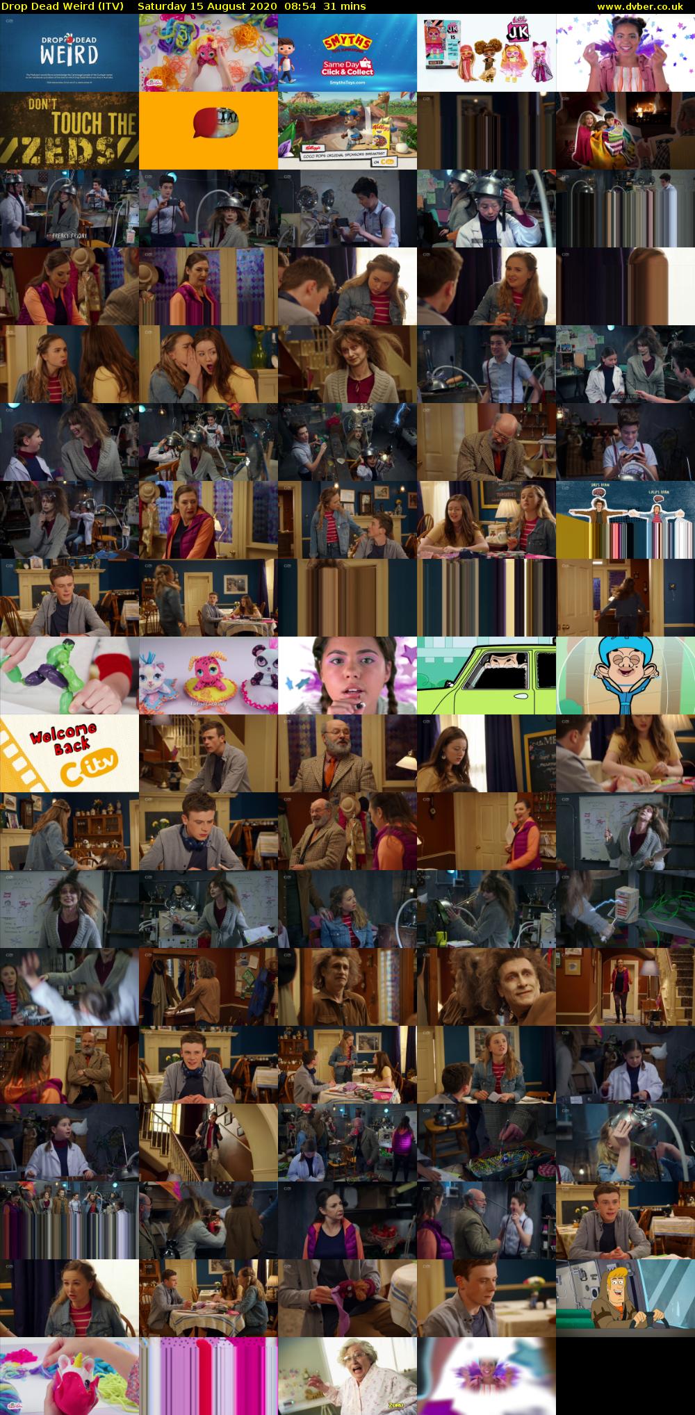 Drop Dead Weird (ITV) Saturday 15 August 2020 08:54 - 09:25