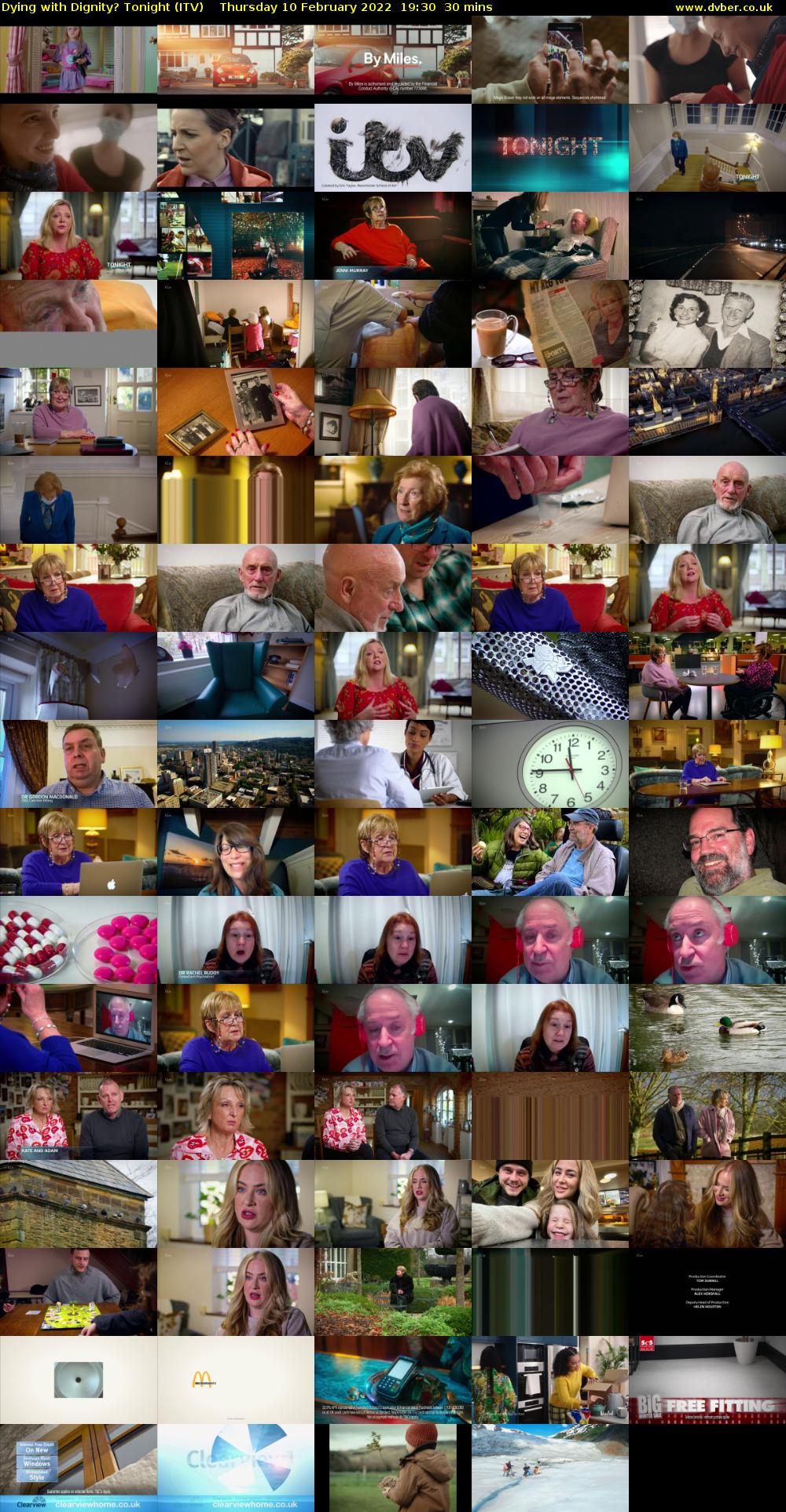 Dying with Dignity? Tonight (ITV) Thursday 10 February 2022 19:30 - 20:00