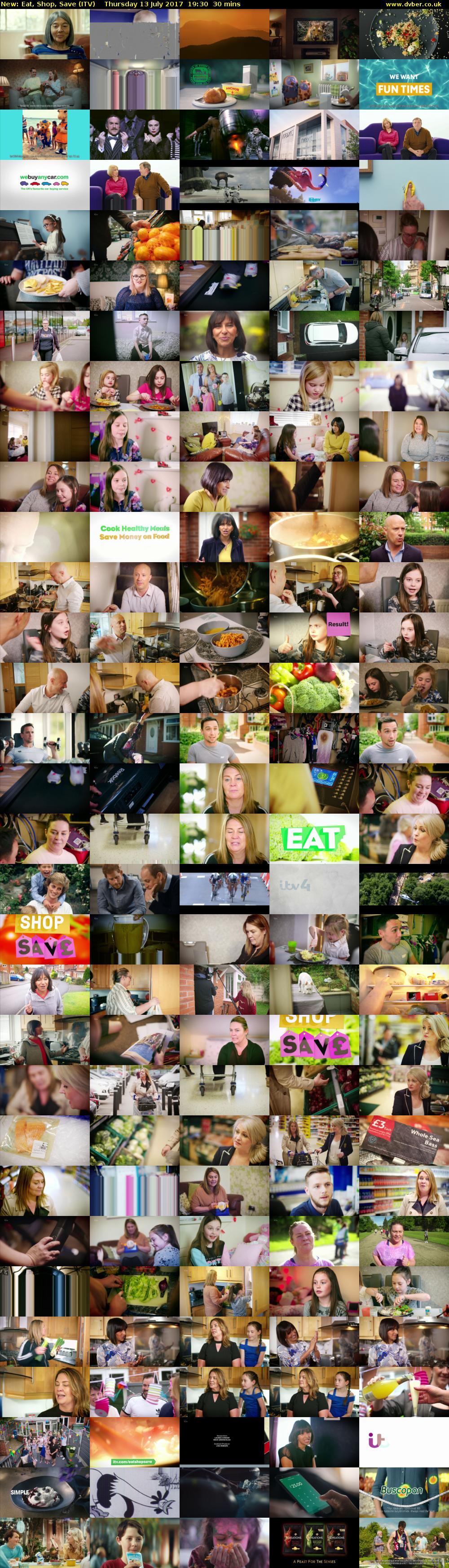 Eat, Shop, Save (ITV) Thursday 13 July 2017 19:30 - 20:00