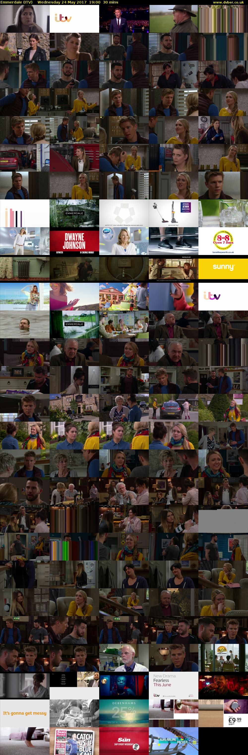 Emmerdale (ITV) Wednesday 24 May 2017 19:00 - 19:30
