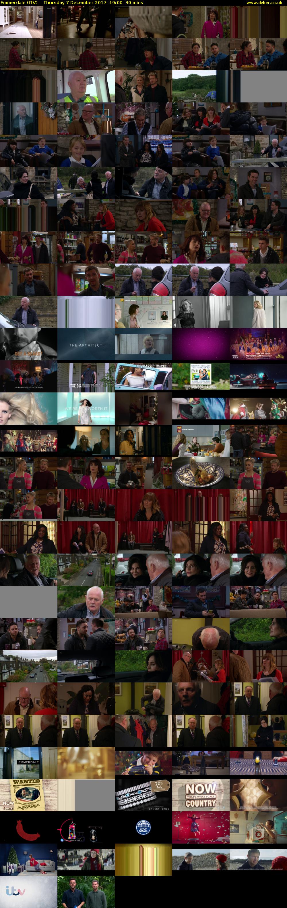 Emmerdale (ITV) Thursday 7 December 2017 19:00 - 19:30