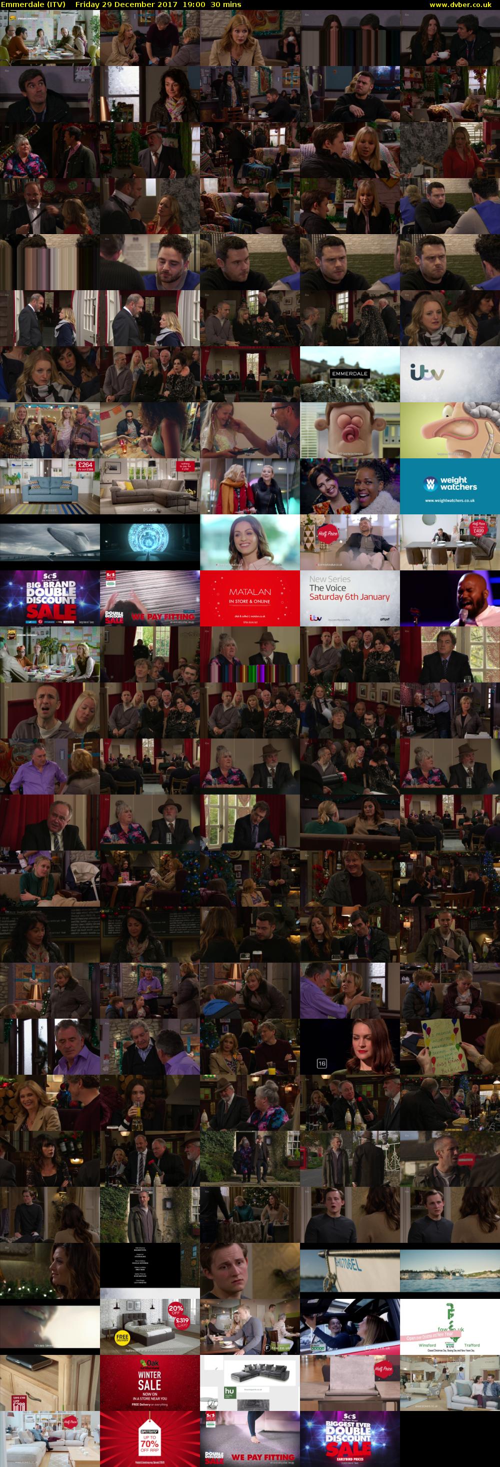 Emmerdale (ITV) Friday 29 December 2017 19:00 - 19:30