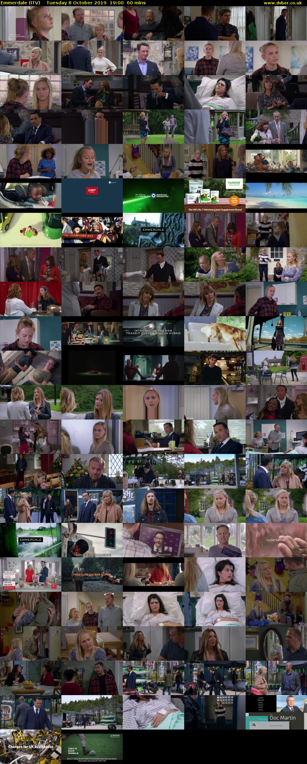 Emmerdale (ITV) Tuesday 8 October 2019 19:00 - 20:00