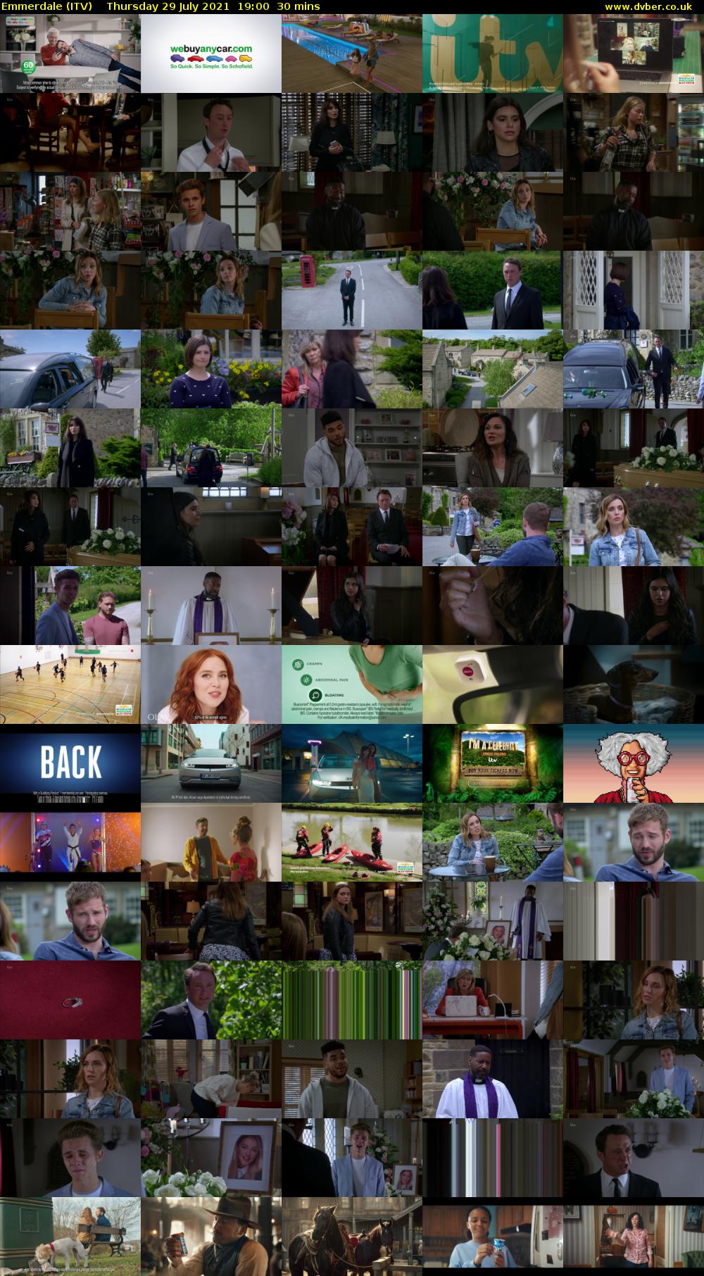Emmerdale (ITV) Thursday 29 July 2021 19:00 - 19:30