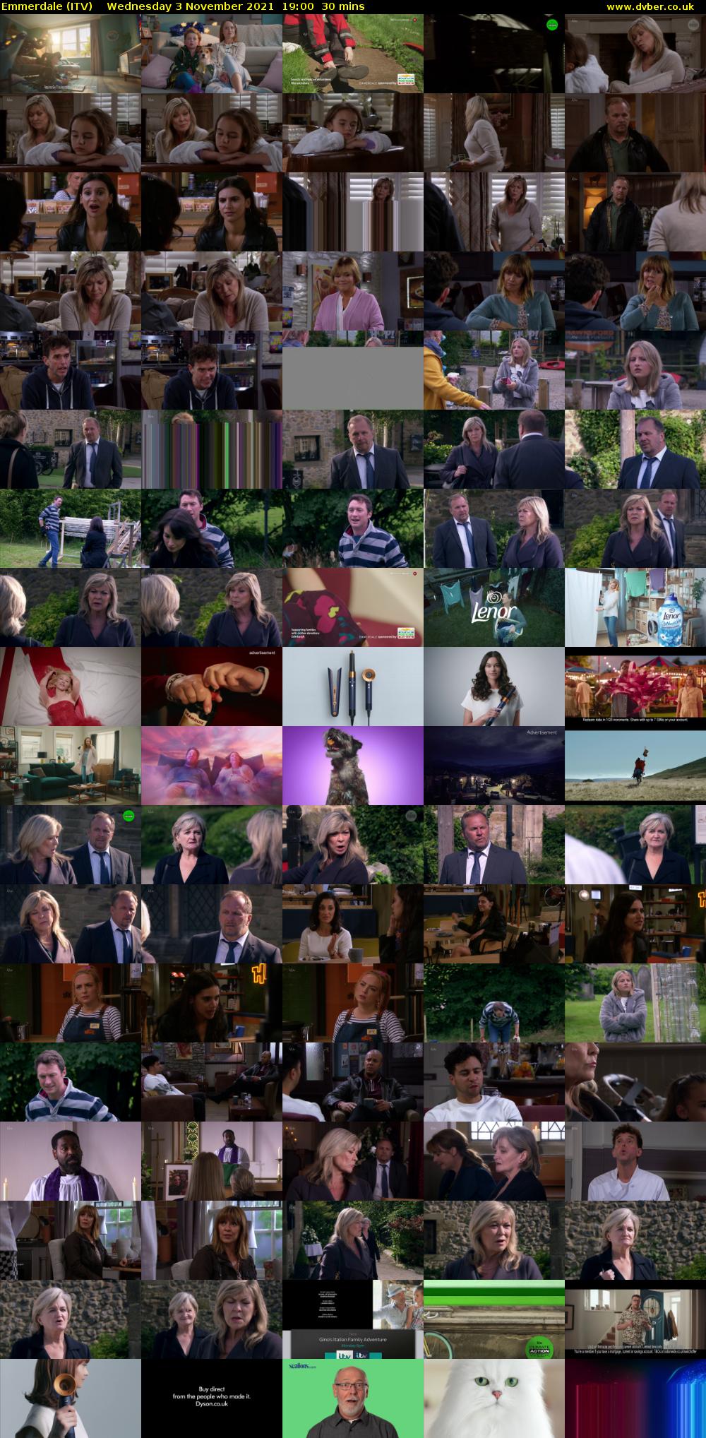 Emmerdale (ITV) Wednesday 3 November 2021 19:00 - 19:30