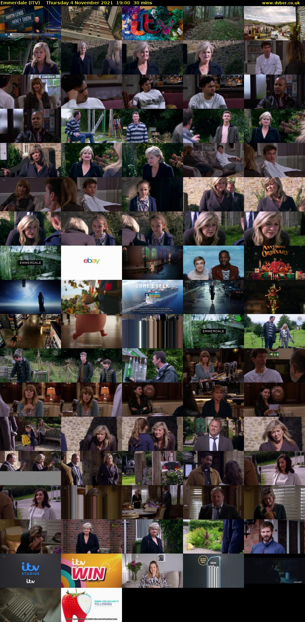 Emmerdale (ITV) Thursday 4 November 2021 19:00 - 19:30