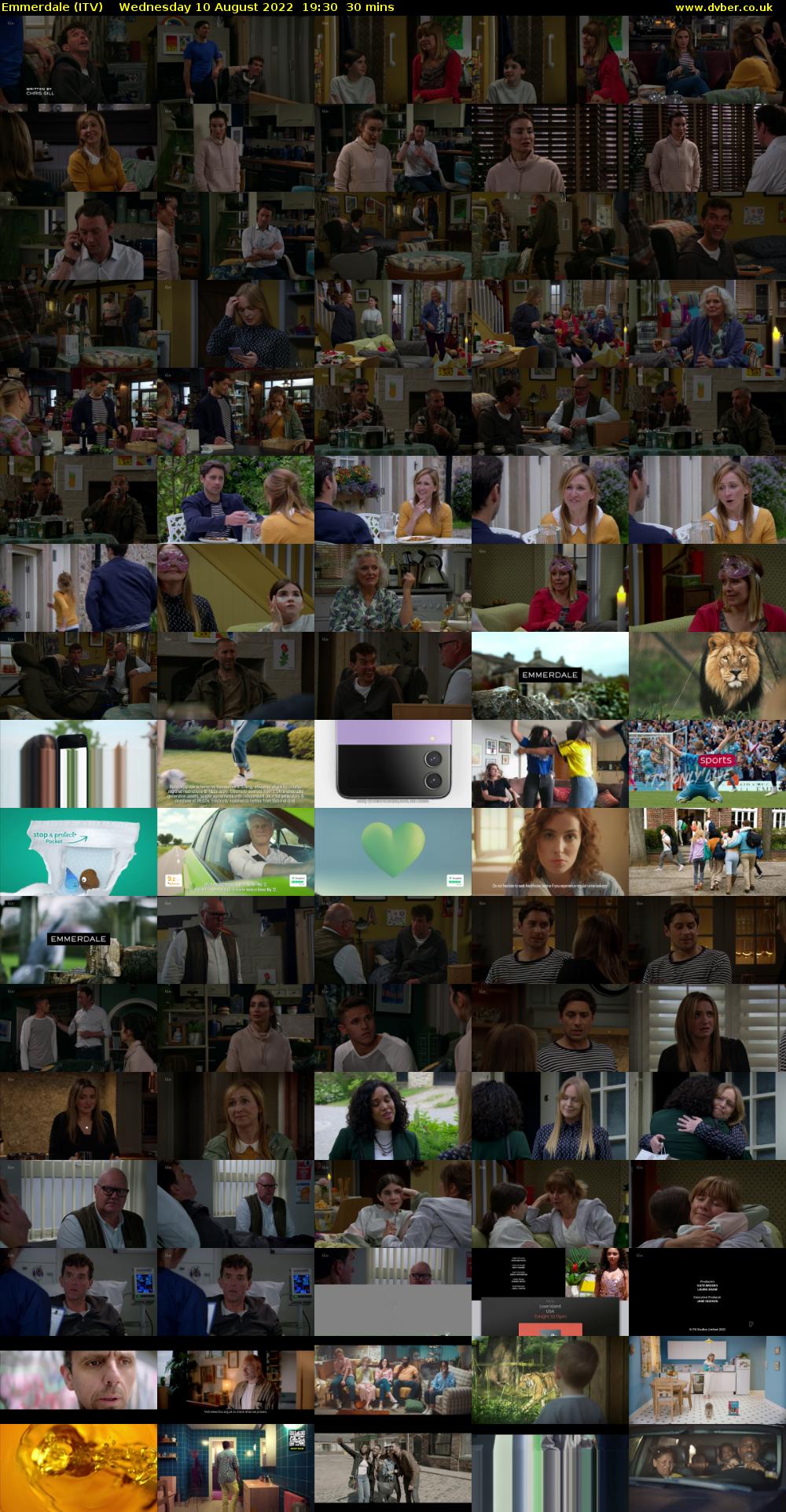 Emmerdale (ITV) Wednesday 10 August 2022 19:30 - 20:00