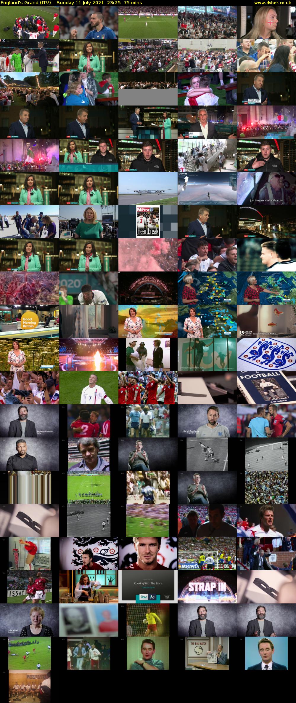 England's Grand (ITV) Sunday 11 July 2021 23:25 - 00:40