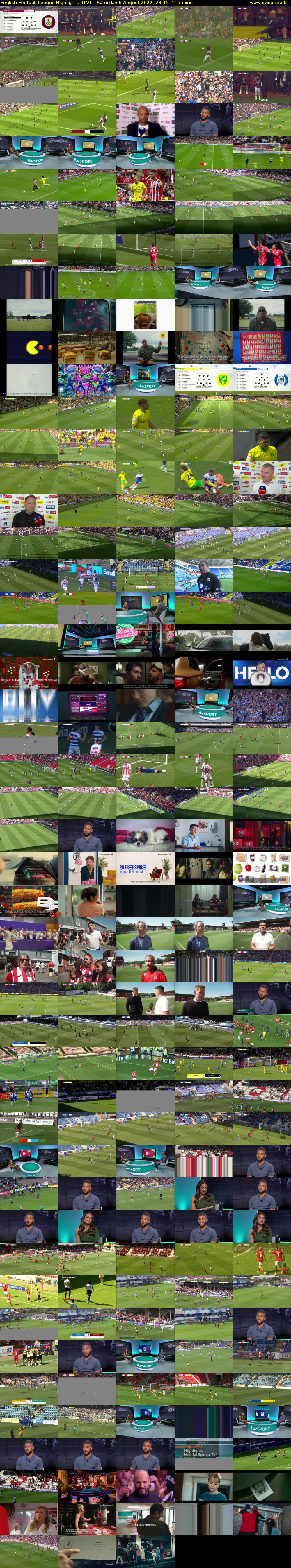 English Football League Highlights (ITV) Saturday 6 August 2022 23:15 - 01:10
