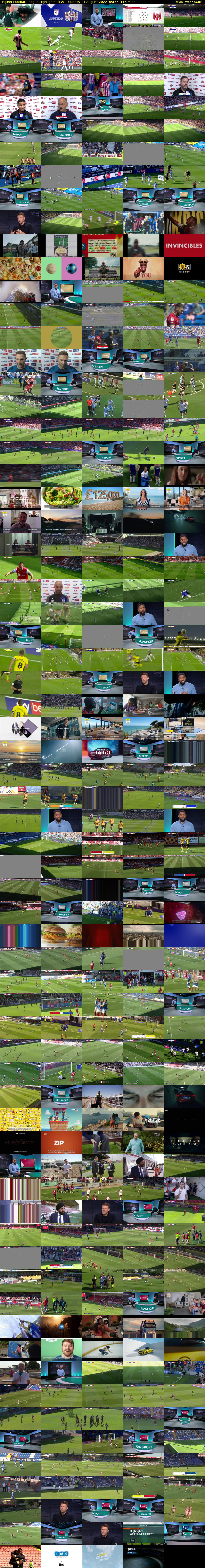 English Football League Highlights (ITV) Sunday 14 August 2022 09:55 - 11:50