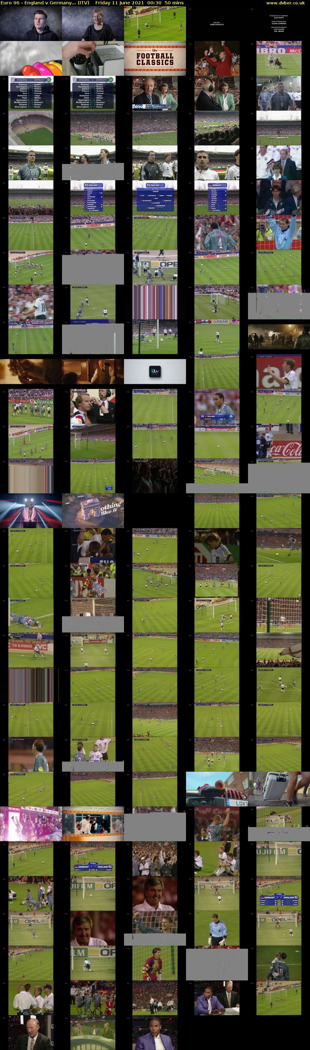 Euro 96 - England v Germany... (ITV) Friday 11 June 2021 00:30 - 01:20