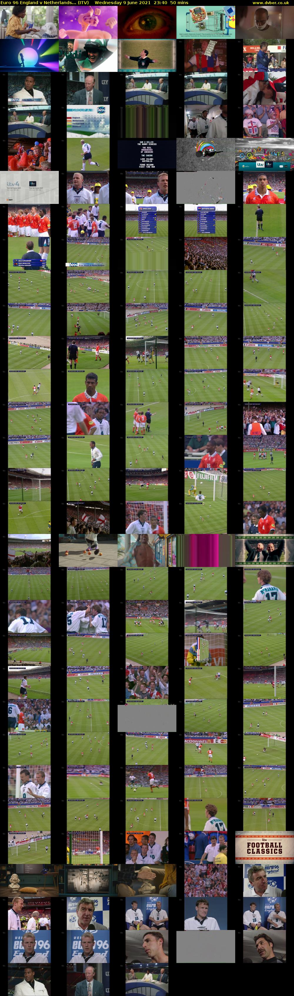 Euro 96 England v Netherlands... (ITV) Wednesday 9 June 2021 23:40 - 00:30
