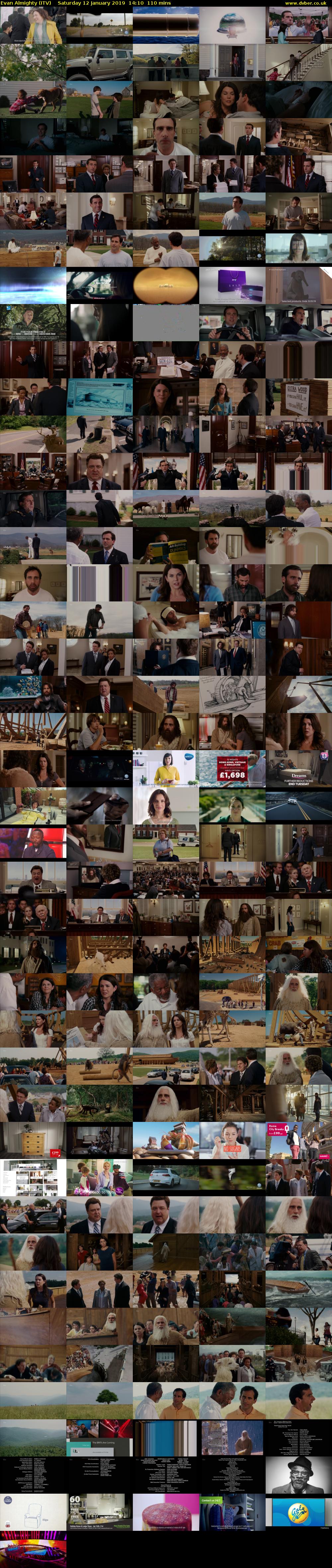 Evan Almighty (ITV) Saturday 12 January 2019 14:10 - 16:00