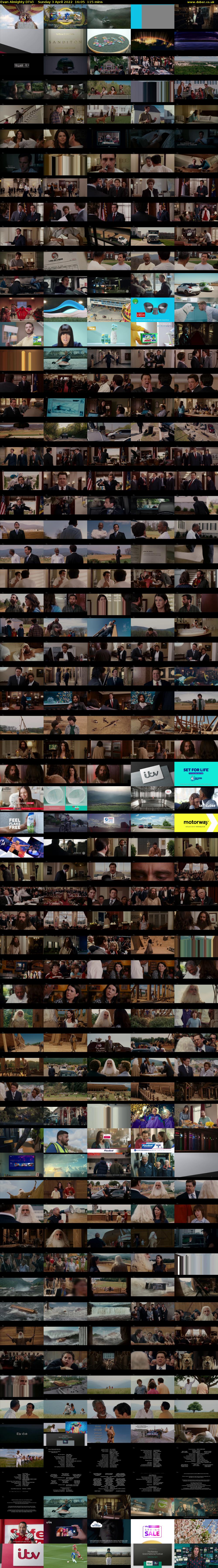 Evan Almighty (ITV) Sunday 3 April 2022 16:05 - 18:00