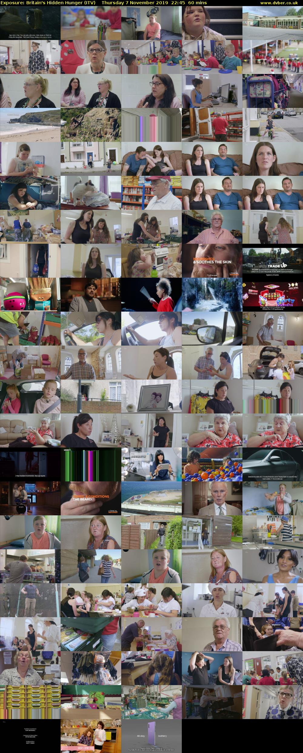 Exposure: Britain's Hidden Hunger (ITV) Thursday 7 November 2019 22:45 - 23:45