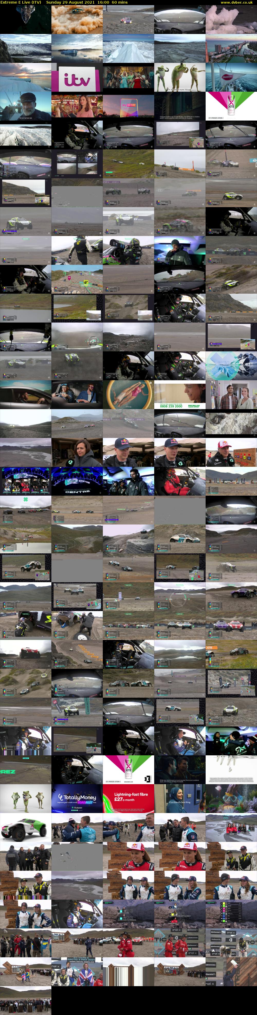 Extreme E Live (ITV) Sunday 29 August 2021 16:00 - 17:00