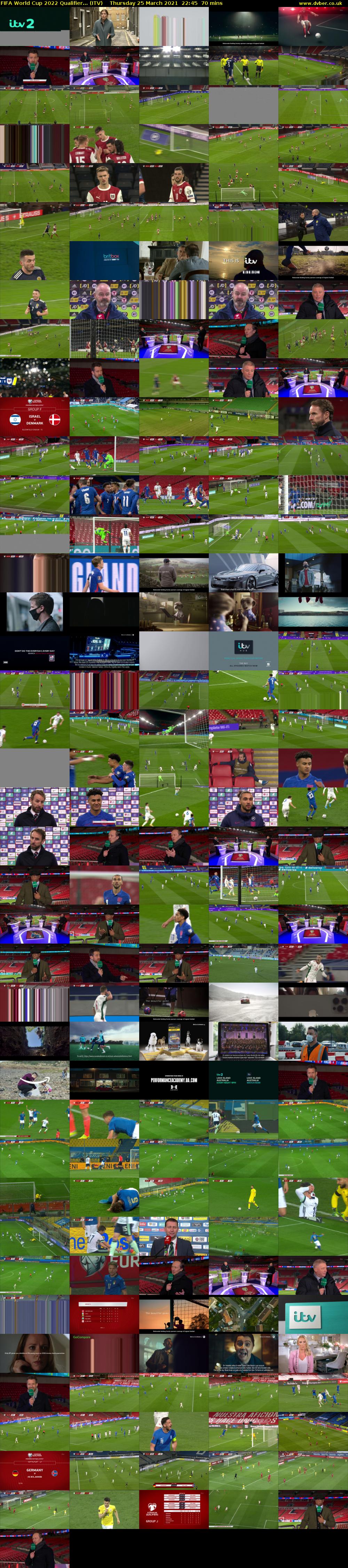 FIFA World Cup 2022 Qualifier... (ITV) Thursday 25 March 2021 22:45 - 23:55
