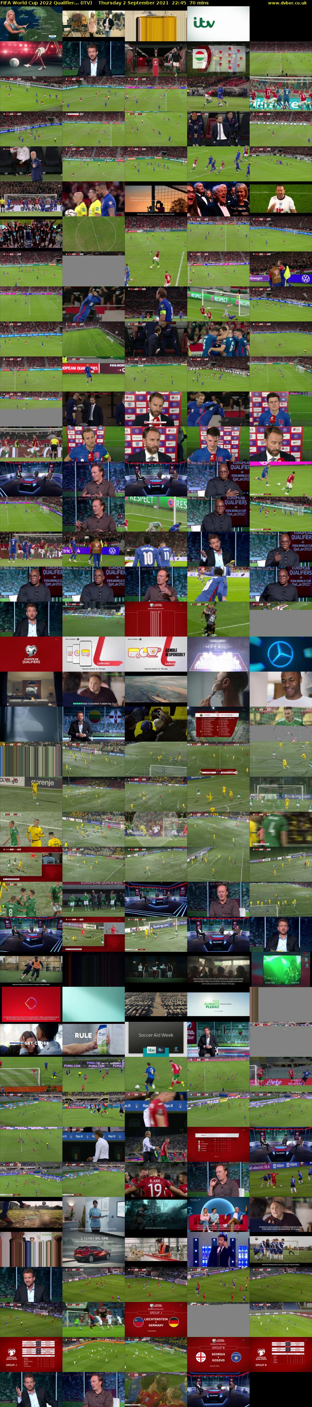 FIFA World Cup 2022 Qualifier... (ITV) Thursday 2 September 2021 22:45 - 23:55