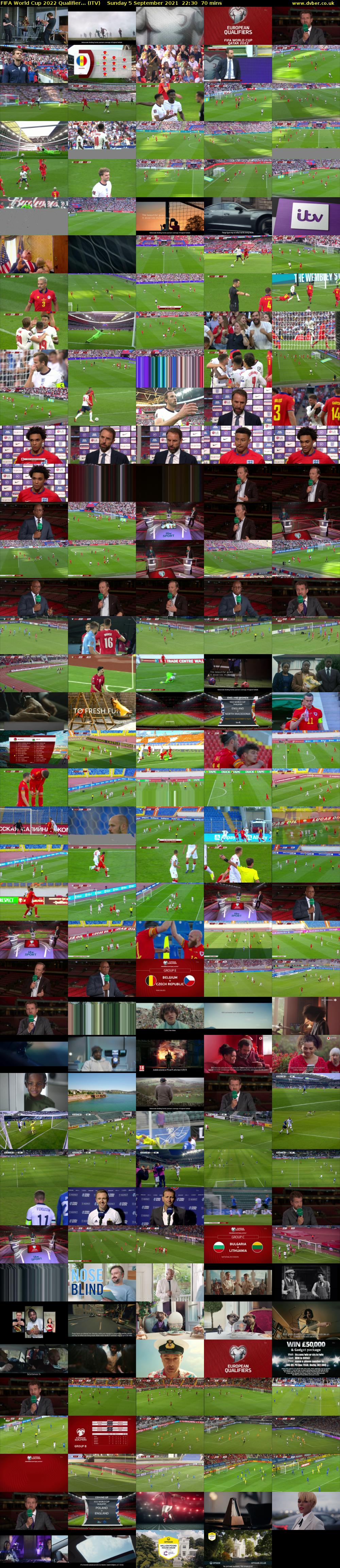 FIFA World Cup 2022 Qualifier... (ITV) Sunday 5 September 2021 22:30 - 23:40