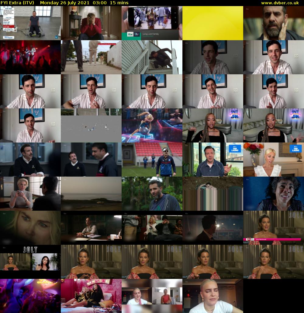 FYI Extra (ITV) Monday 26 July 2021 03:00 - 03:15