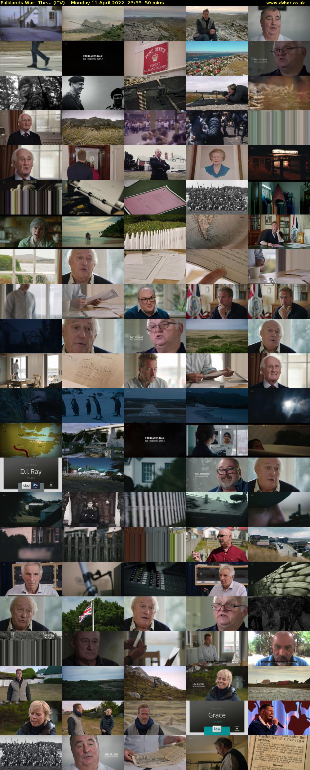 Falklands War: The... (ITV) Monday 11 April 2022 23:55 - 00:45