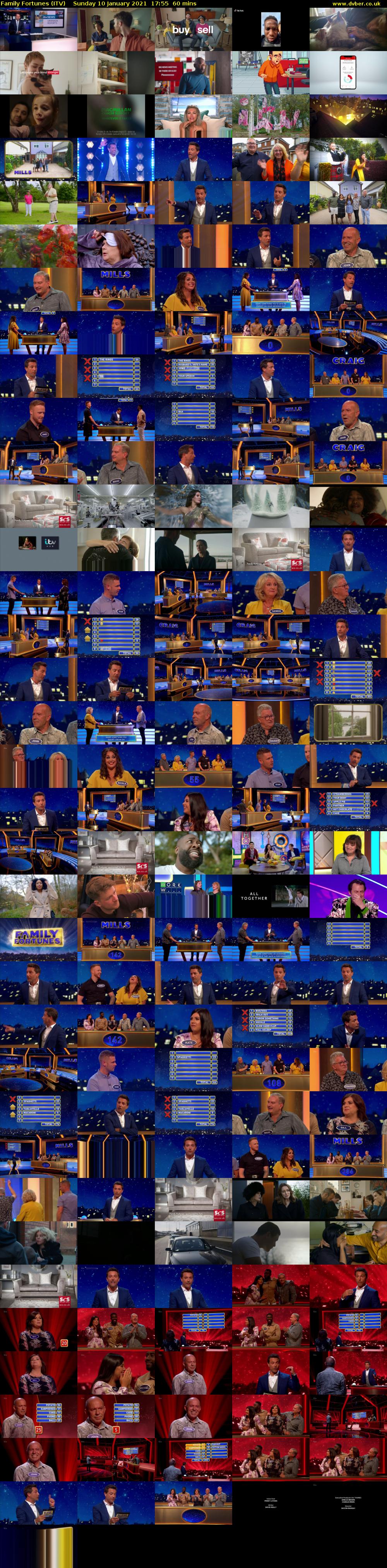 Family Fortunes (ITV) Sunday 10 January 2021 17:55 - 18:55