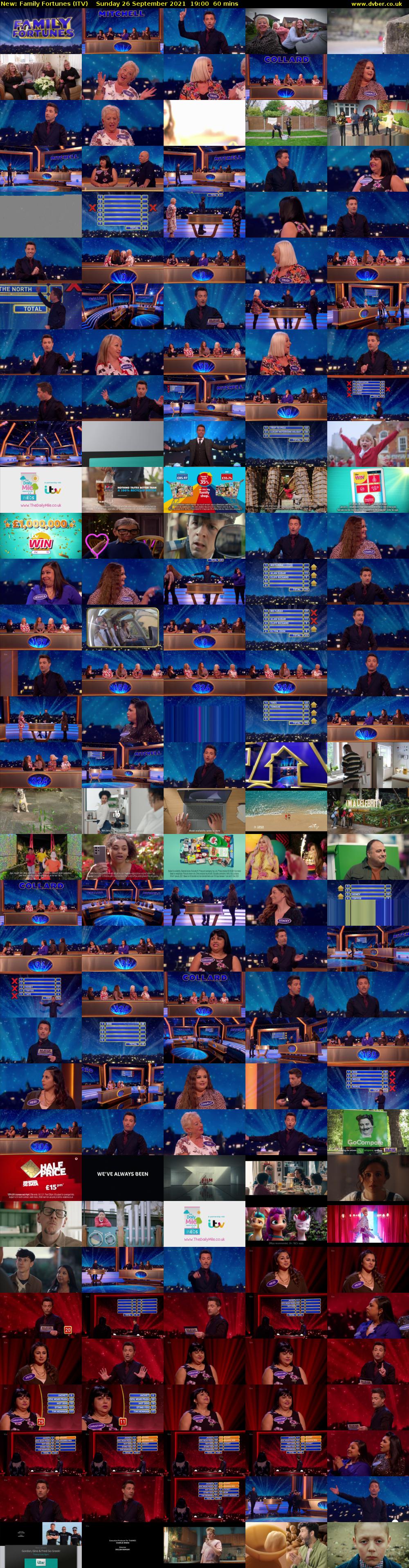 Family Fortunes (ITV) Sunday 26 September 2021 19:00 - 20:00