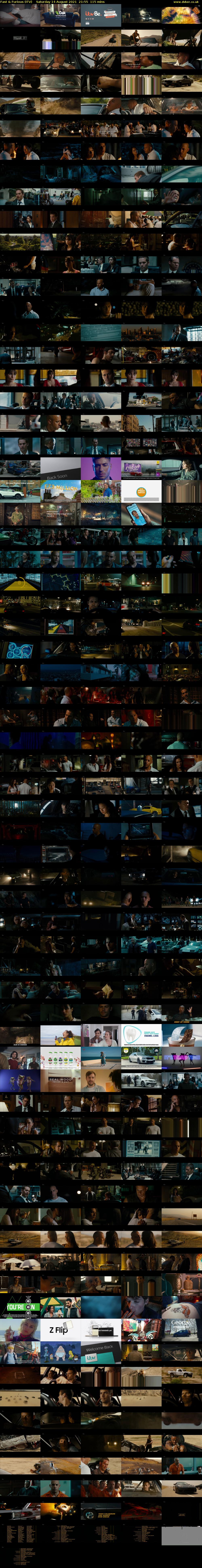 Fast & Furious (ITV) Saturday 14 August 2021 21:55 - 23:50